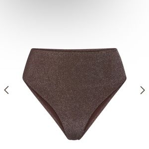 SKIMS Glitter swim mid waist bottom